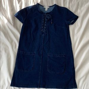 Denim T-shirt dress